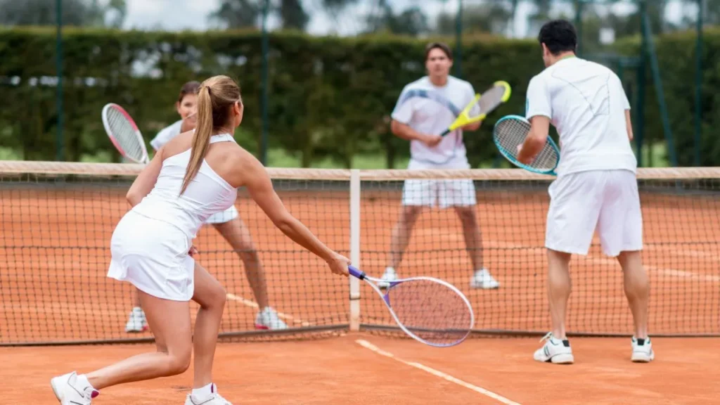 Play Tennis double strategy for winning