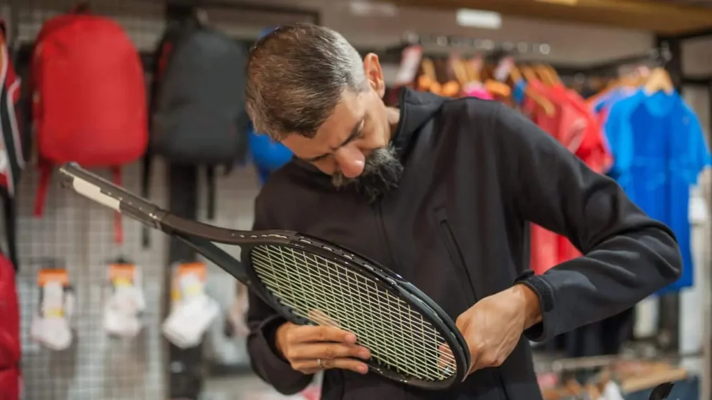 Tennis Racquet Stringing