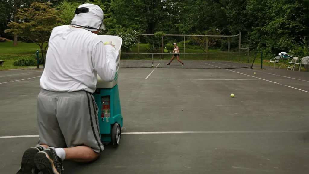 Best tennis ball machine checking